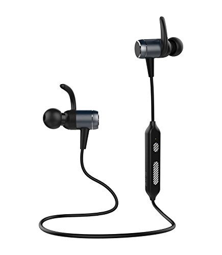 Bluetooth Headphones, Wireless 4.1 Magnetic Earbuds Noise Cancelling aptX Stereo Earphones in Ear Design for Sport with Built-In Mic For Apple iPhone/iPad, Android, Samsung, Huawei, Xiaomi and More