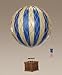 Authentic Models, Travels Light Air Balloon, Hanging Home Decor - 11.80 Inch Height, Historic Hot Air Balloon Model for Home Decor, Detailed Vintage Decorations to Hang from Ceiling - Blue Double
