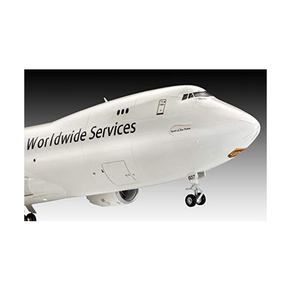Revell RV03912 Other License Modellbausatz Boeing 747-8F UPS im Maßstab 1:144, Level 5, Multicolour – Bild 5
