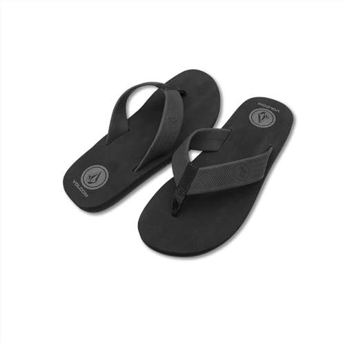 Volcom Men's Daycation Flip Flop Sandal – Soft Brushed Recliner Comfort Foam Fo…