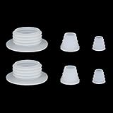 6 pcs Hookah Grommets Set Silicone Rubber Hookah