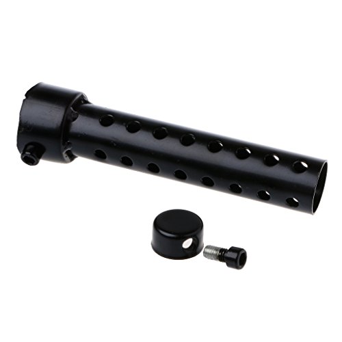Kangnice 35mm Universal Motorcycle Exhaust Can DB Killer Silencer Muffler Baffle Black - Thumbnail 3