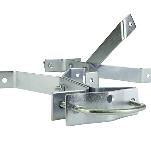 Skywalker 8” HeavyDuty Wall Mount Pair for TV Antenna Mast with (2