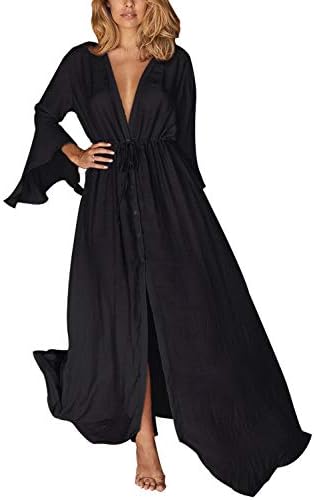 YouKD Bohemian Kimono Long Sleeve Cardigan Large Size Casual Wear Cover Up  Dress for Women price in UAE | Amazon UAE
