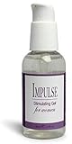 Impulse Natural Sexual Enhancement for Women, Arousal & Stimulating Intimacy Gel by Healthy Vibes 2 oz - Longer Lasting Water Based Lubricant Formula