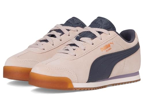 PUMA, Unisex-Child, Roma, Mauve Mist-Galactic Gray-Gum, Little Kid 1.5 US