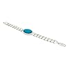 Jewelkaricom-Salman-Khan-Being-Human-Bracelet-Silver-Plated-and-Turquoise-Strand-Bracelet-for-Men-Silver