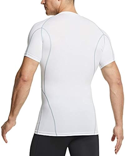 Under Armour TSLA 1 Or 3 Pack Men's UPF 50+ Quick Dry Short Sleeve Compression Shirts, Athletic Mens Compression Shirt