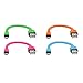 dCables Bendy & Durable Short Micro USB Charging Cable - 7 Inch - 4 Pack Rainbow - for Android
