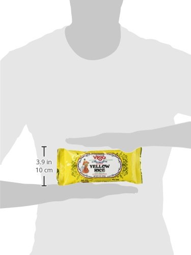 VIGO Authentic Saffron YELLOW RICE 9 oz (3 Pack) Completely Seasoned No Fat Arroz Amarillo