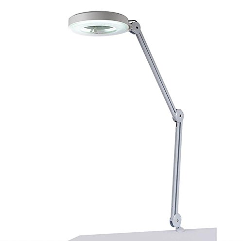 Desktop Magnifier Lamp With Led Magnifying Light Folding Workbench