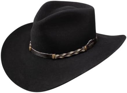 Twister Men's Dallas 2X Wool Cowboy Hat Black 7 5/8 at Amazon