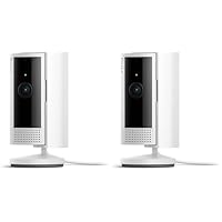 Ring Indoor Cam, Home or business security in 1080p HD video, 2-pack, White