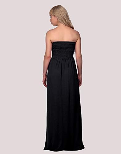 strapless maxi sundress
