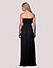 HDE Women's Strapless Maxi Dress Plus Size Tube Top Long Skirt Sundress Cover Up (Black, 4X)