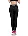 Safort Woman Windproof Cycling Jogging Pants for Spring/Autumn, NOT Padded, Thermal, Fleece Lined, Zip Pocket, Black