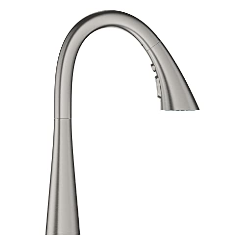 GROHE 30368DC2 Zedra SingleHandle Pull Down Triple Spray Prep Sink