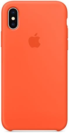 Opshell Soft Apple Silicone Case Cover shell for Apple iPhone x/10 (5.8inch) 2017 Release Boxed- Retail Packaging (Spicy Orange)