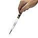 Fyess 5 PCS Rosewood Handle Letter Opener Wooden Handle Stainless Steel Blade