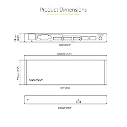 StarTech.com Thunderbolt 3 Dock - Dual 4K 60Hz