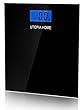 Digital Glass Bathroom Scale Black - Ultra Slim Tempered Glass - By Utopia Home