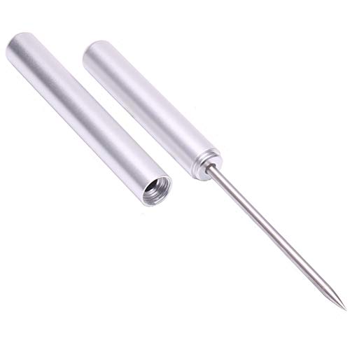 Mike Home Aluminium Alloy Ice Pick Tea Knife Needle Professional Tool for Restaurant Bar Home 1 Pcs (Silver)