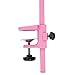 Downtown Pet Supply Dog Grooming Arm with Clamp and Grooming Loop, 1 Haunch, Pink - Adjustable, Steel Grooming Table Arm with Table Clamp, No Sit Haunch Holder Dog Grooming Restraint and Loop