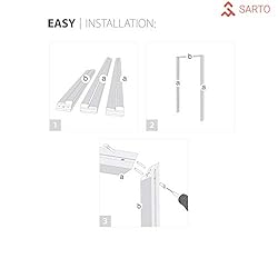SARTODOORS French Double Panel Lite 84 x 96 with