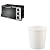 KITDLORO2058SLOH4165U - Value Kit - Solo Flexstyle Double Poly Paper Containers (SLOH4165U) and Delonghi Convection Oven w/Rotisserie (DLORO2058)