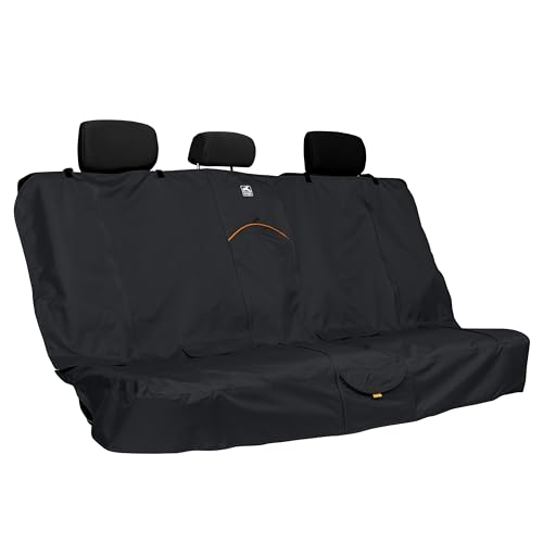 Kurgo Housse de protection Wander de siege arriere pour chien, Resistant a leau, ancrages de siege inclus, 140 cm de large, noir