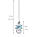 H&D HYALINE & DORA 7pcs Crystal Angel Suncatcher Pendant Hanging Crystal Angel Ornament with Clear Crystal Ball Prism for Home Decor/Garden Sun Catcher/Christmas Tree Decorations