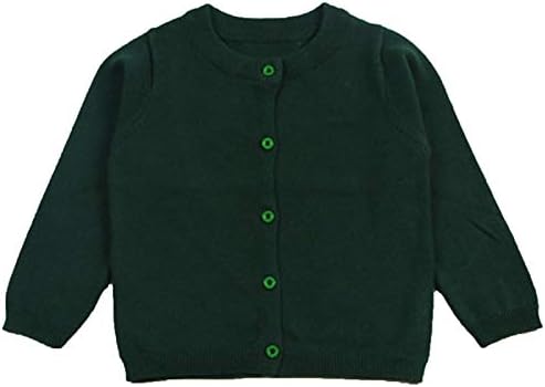 Baby Girls Cardi Cardigan Knitted Sweater Warm Long Sleeves Knitwear