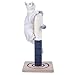 PAWZ Road Cat Scratching Post Cat Interactive Toys - Extra Post and Dangling Ball Included- 22 inches (Navy)