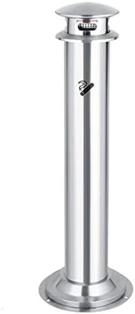 すすカラム ステンレス鋼の垂直ビンすす列喫煙エリア付き灰皿屋外文房具のタバコホルダービル灰皿クラシックフロア灰色のごみ箱屋外床立ち灰皿 屋外のゴミ箱