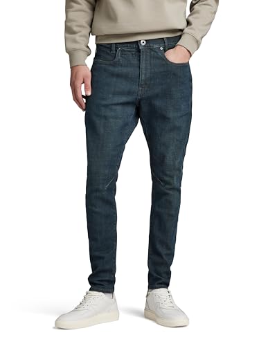 G-STAR RAW Herren D-STAQ 3D Slim Jeans, Grau (Worn in Tornado D05385-D440-D353), 26W / 32L