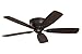 Luminance CF905ORB Kathy Ireland Home Prima Snugger Flush Mount Ceiling Fan, 52 Inch | Low Profile Hugger with Wall Control and 5 Reversible Blades | Indoor Fixture, 51 to 55 Inches, Oil Rubbed Bronze
