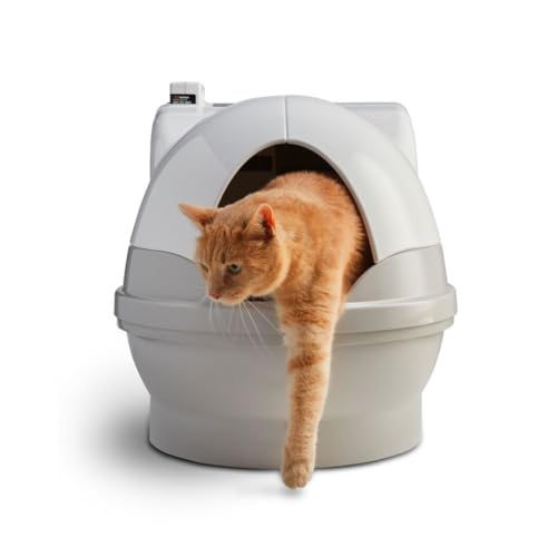 CatGenie A.I. Self-Cleaning Cat Litter Box with App Control, Automatic Self Washing, Flushing and Drying System, Reusable Washable Granules, No Scooping or Litter Replacement