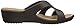 crocs Women's Sanrah Strappy Wedge Sandal, Espresso, 9 M US