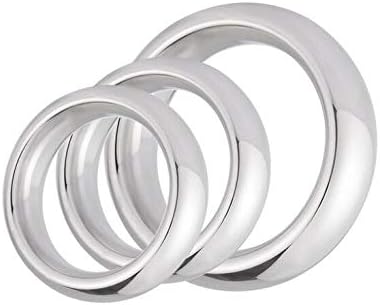 Ultra-high Quality Stainless Steel Ring Lock Ring Bracelet Jewelry to Enhance Men's Ability, Longer Lasting and More Powerful (3 Sizes) - A48
