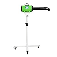 Flying Pig High Velocity Dog Pet Stand Grooming Dryer w/Variable Air Speed & Heat (Green)