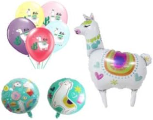 CY Mylar Alpaca Balloon Llama Balloons for Llama Party, Llama Decor Llama Party Balloon Kids Party Balloons Birthday Balloons-8pack