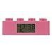 LEGO Kids' 9002175 Pink Plastic Alarm Brick Clock