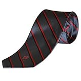 Ohio State Buckeyes Grey Necktie w/ Red Stripes and Block O