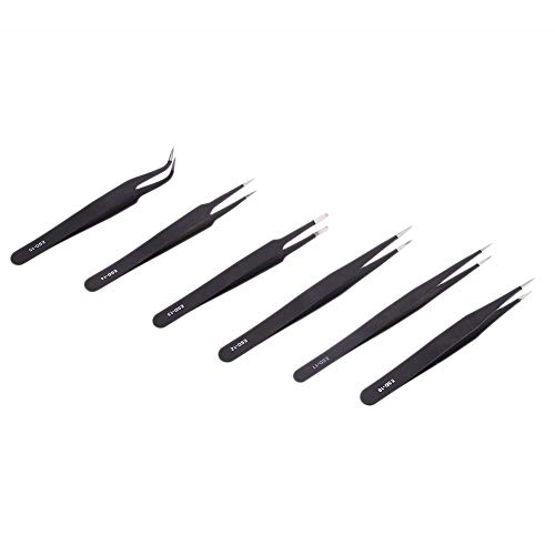 Leaftree - Tweezer Forcep Pincer Car Vehicle Utility Repair Maintenance Tool Kit 6Pcs - Thumbnail 2
