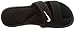 NIKE Women's Ultra Comfort Slide Sandal, Black/White/Black, 7 B(M) US
