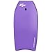 Goplus Bodyboard for Beach, 33/37/41 Inches Lightweight Body Board w/ Wrist Leash, EPS Core, XPE Deck, HDPE Slick Bottom, Surfboard for Kids Teens Adults Surfing (Red Leaves, 37 inch)
