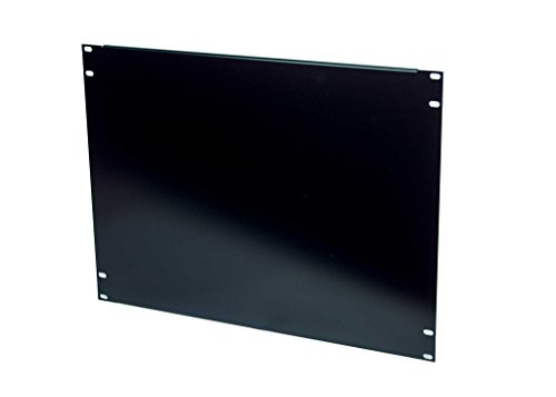 Rackmount 8U Height 19" Server Rack Blank Filler Panel with flange on top and bottom for 2 Post or 4 Post Cabinet