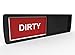 Premium Clean Dirty Dishwasher Magnet - Dishwasher Management Made Easy - 100% Metal and Acrylic, Easy-to-Read Labels, Magnetized Slider - Dishwasher Magnet Clean Dirty - Black