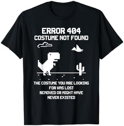 Amazon.com: 404 Error Costume Not Found Nerdy Geek Funny Computer