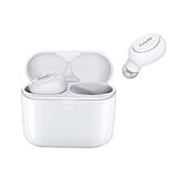 Bluetooth Earbuds,True Wireless Stereo Headphones Kelodo w/Microphone Earphones for Call Noise Cancelling Mini in Ear Magnetic Headset with Long Battery Charging Case for Running Sports White